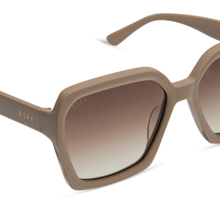 Sloane Sunglasses - Almond + Brown Gradient