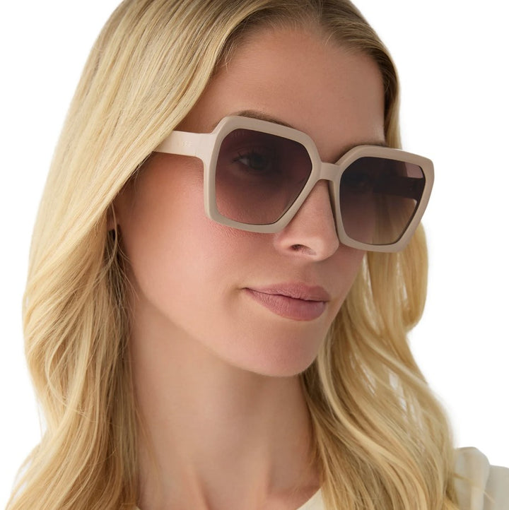 Sloane Sunglasses - Almond + Brown Gradient