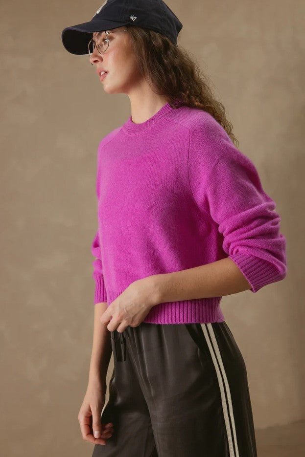 Alyson Cashmere Sweater - Fuchsia