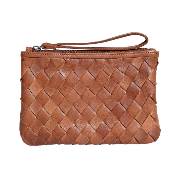 Amal Wristlet/Clutch - Cognac