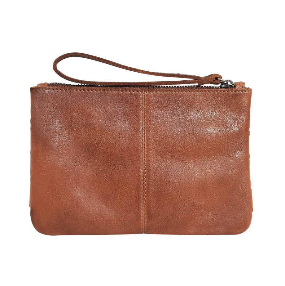 Amal Wristlet/Clutch - Cognac