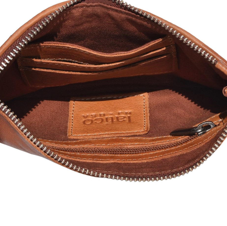 Amal Wristlet/Clutch - Cognac