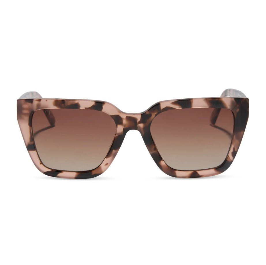 Amara Sunglasses - Himalyan Tort. + Brown Gradient Polarized - Jaffi's