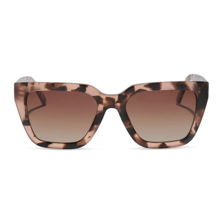 Amara Sunglasses - Himalyan Tort. + Brown Gradient Polarized - Jaffi's