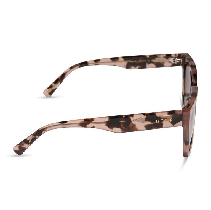Amara Sunglasses - Himalyan Tort. + Brown Gradient Polarized - Jaffi's