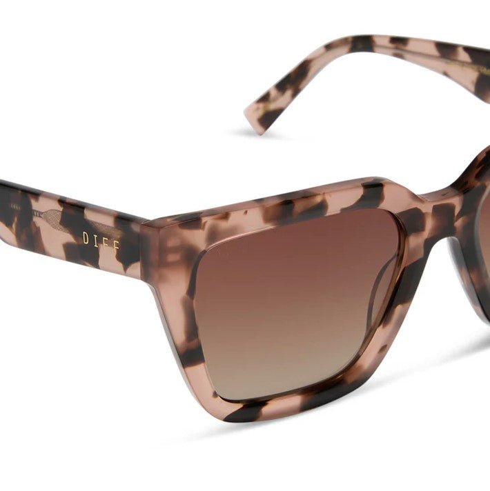 Amara Sunglasses - Himalyan Tort. + Brown Gradient Polarized - Jaffi's