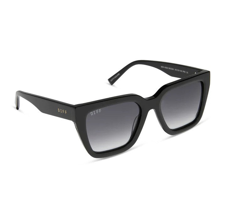 Amara Sunglasses - Black + Grey Gradient