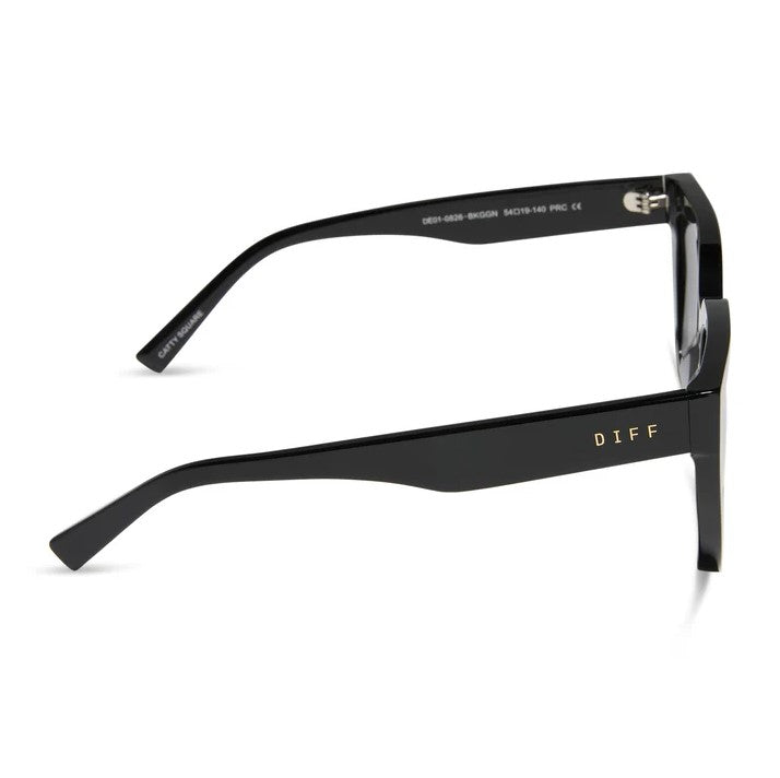 Amara Sunglasses - Black + Grey Gradient