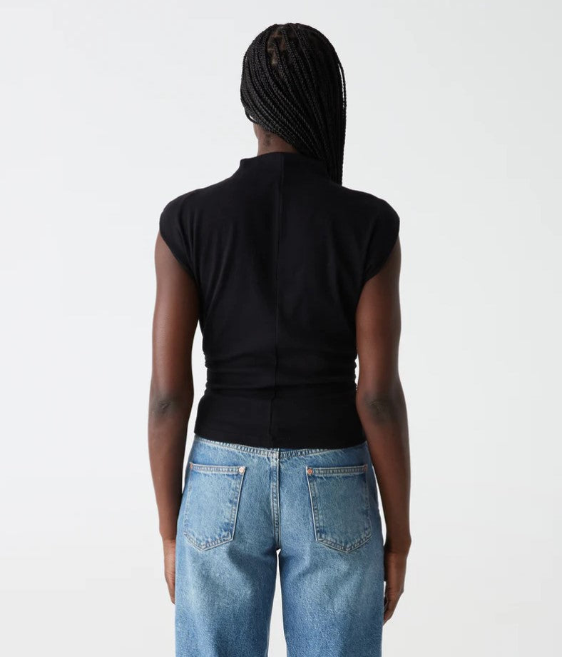 
                  
                    Amara Ribbed Power Shoulder Tee
                  
                