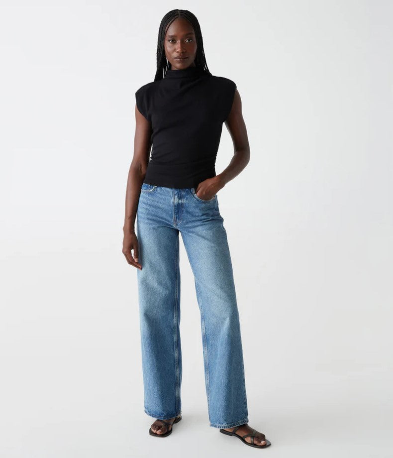 
                  
                    Amara Ribbed Power Shoulder Tee
                  
                