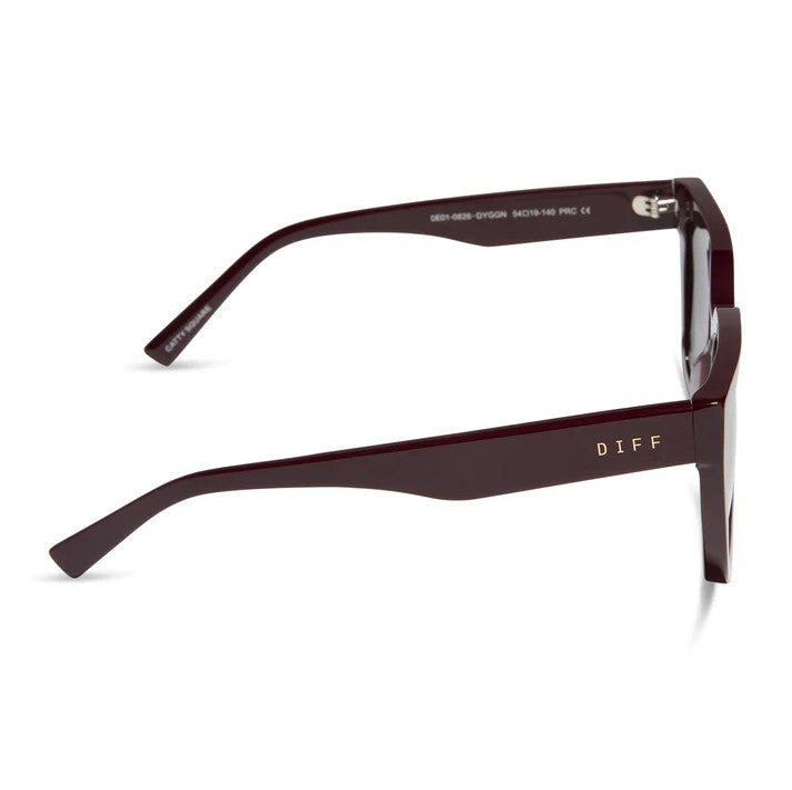 Amara Sunglasses - Dark Cherry + Grey Gradient