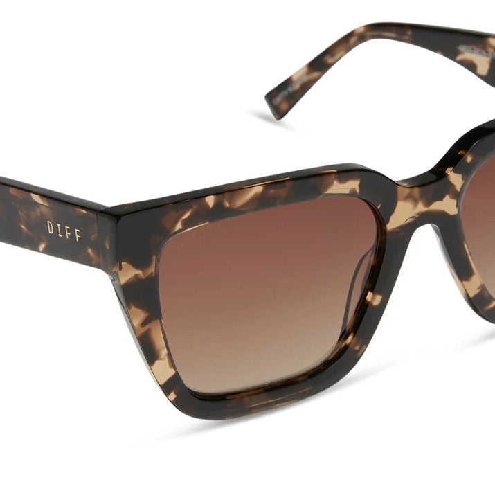Amara Sunglasses - Espresso Tort + Brown Gradient