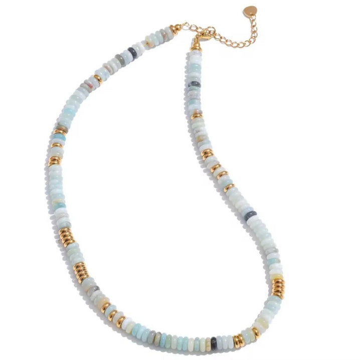 Amazonite Beaded Necklace - Jaffi's