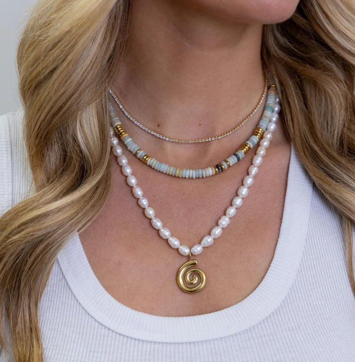 Amazonite Beaded Necklace