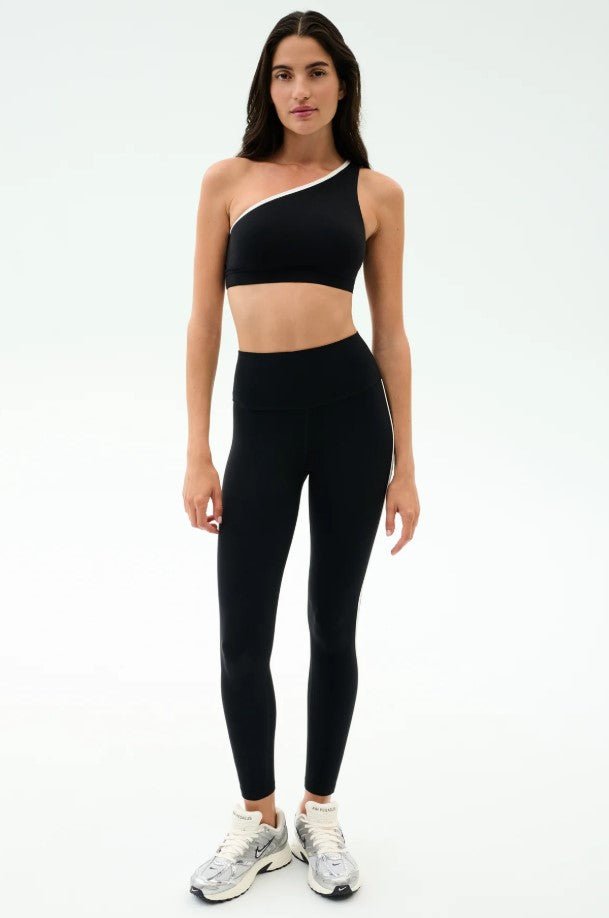 Amber Airweight 7/8 HW Legging - Black/White - Jaffi's