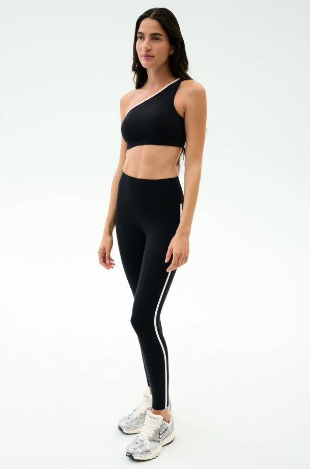 Amber Airweight 7/8 HW Legging - Black/White - Jaffi's