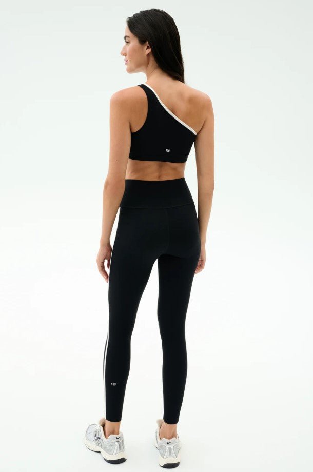 Amber Airweight 7/8 HW Legging - Black/White - Jaffi's