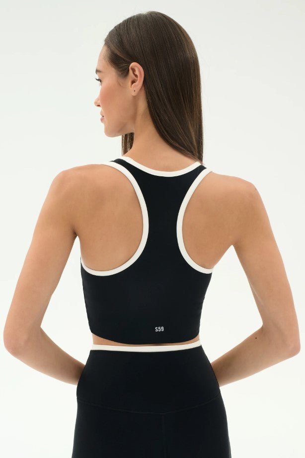 Amber Airweight Bralette - Black/White - Jaffi's