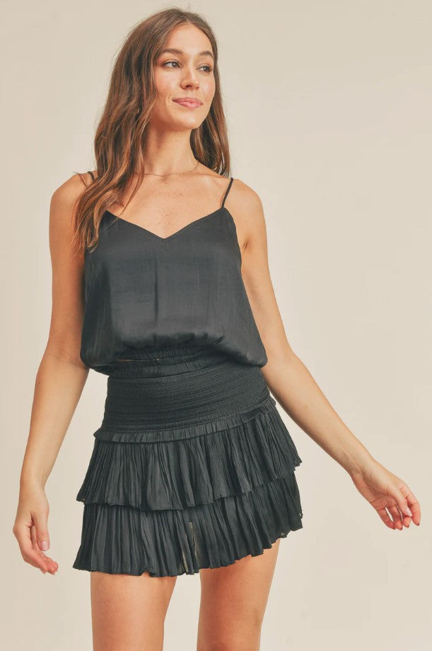 Silky Amore Skirt - Black