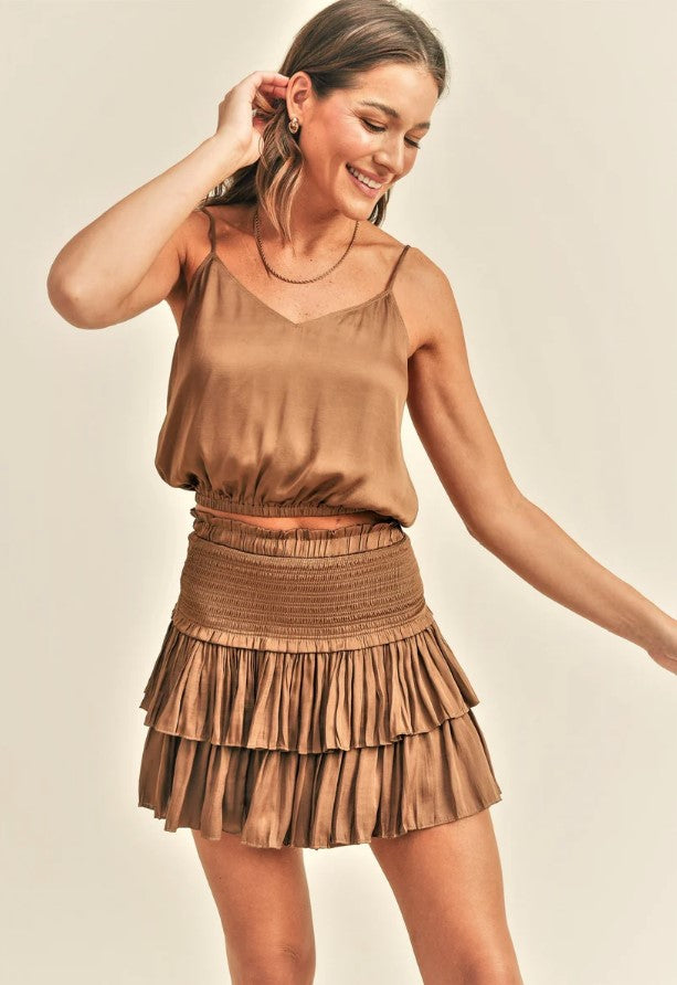 Silky Amore Top - Bronze