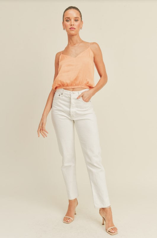 Silky Amore Top - Tangerine