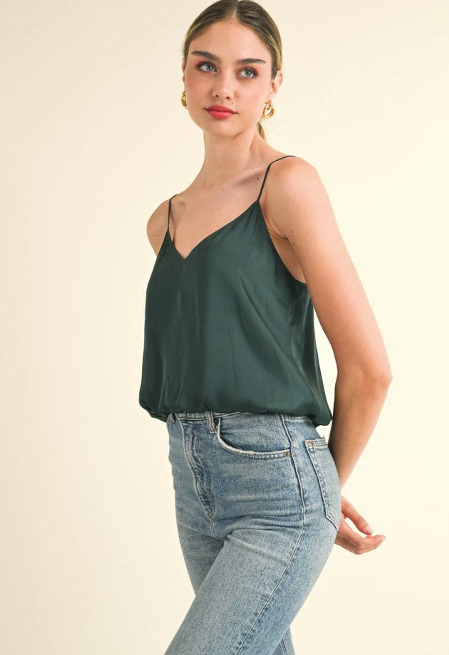 Silky Amore Top - Teal Blue