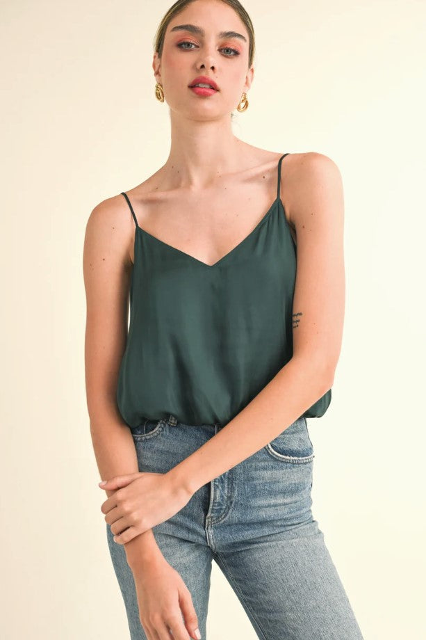 Silky Amore Top - Teal Blue