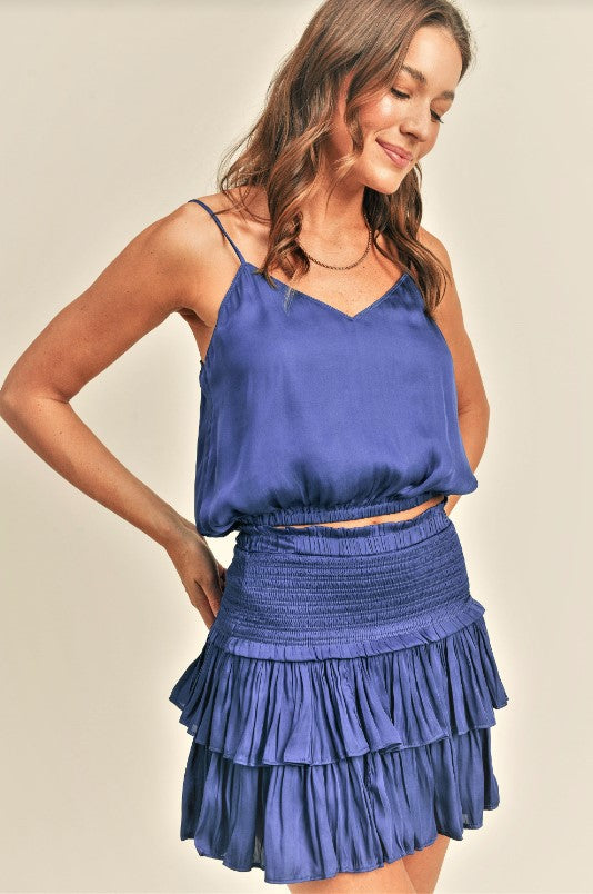 Silky Amore Top - Royal Blue