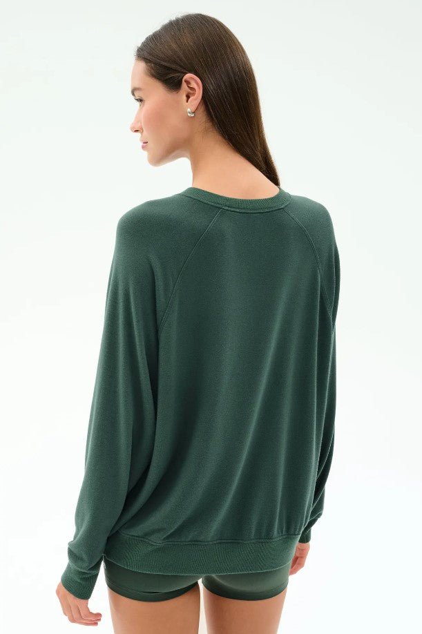 Andie Fleece Sweatshirt - Military - Jaffi's