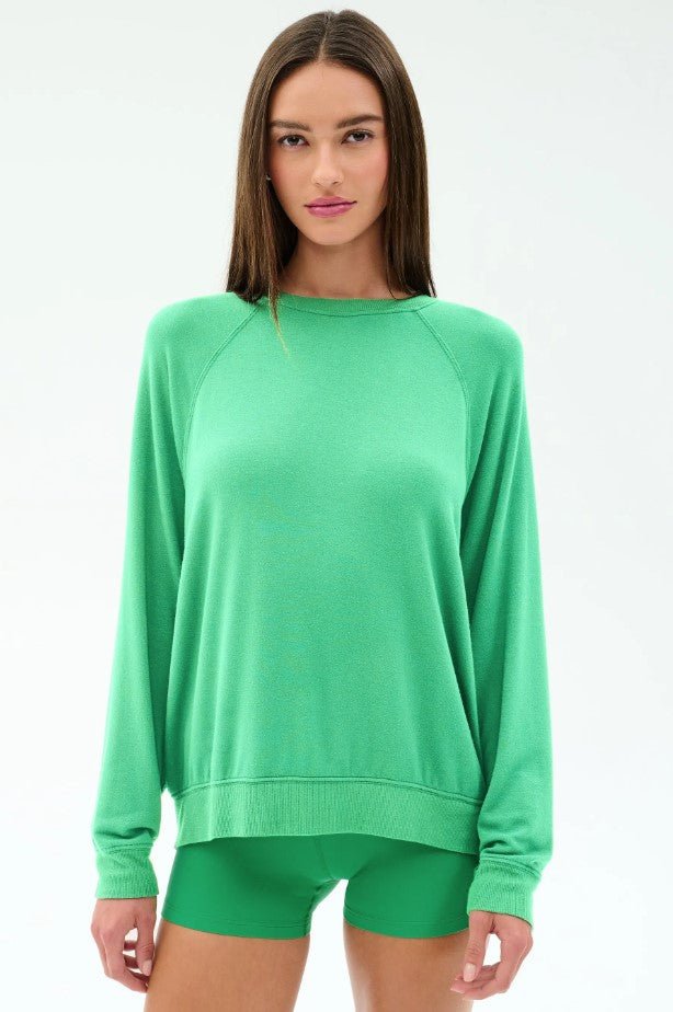 Andie Fleece Sweatshirt - Spearmint - Jaffi's