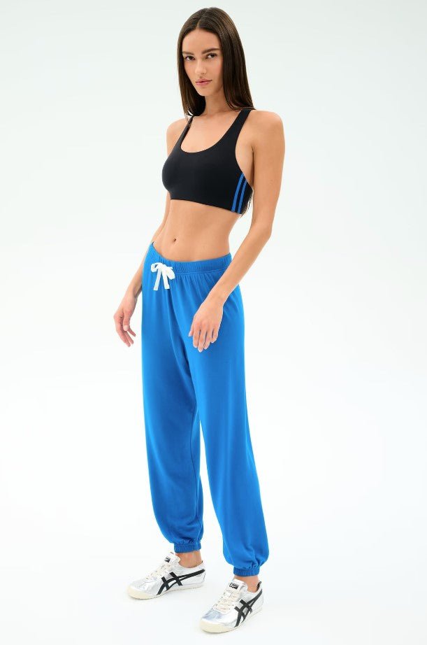 Andie Oversized Fleece Sweatpant - Classic Blue - Jaffi&