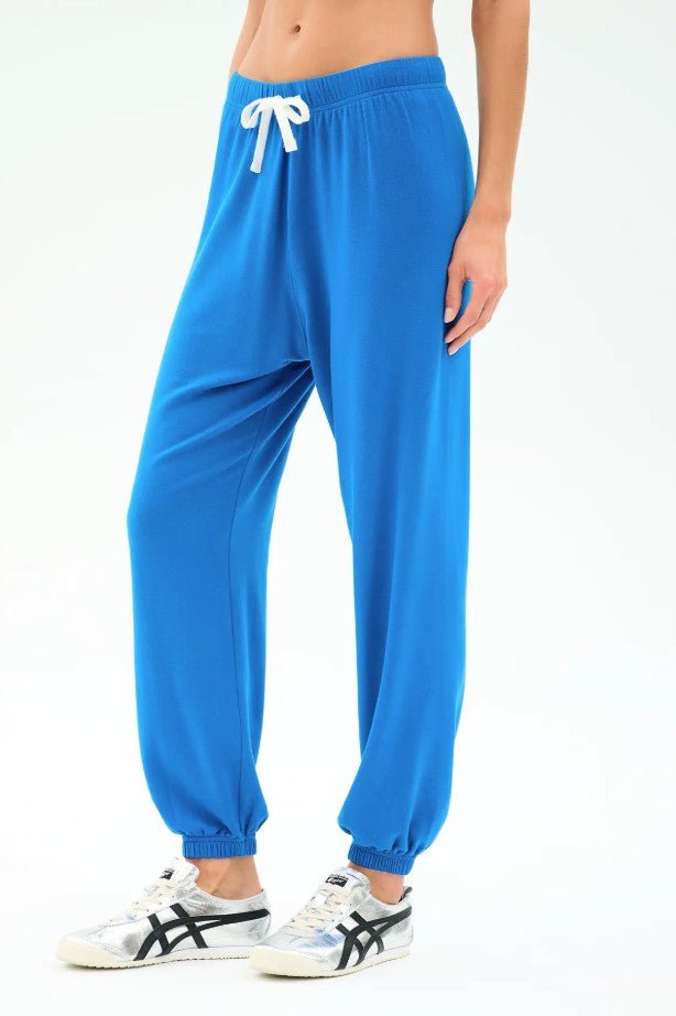 Andie Oversized Fleece Sweatpant - Classic Blue - Jaffi&