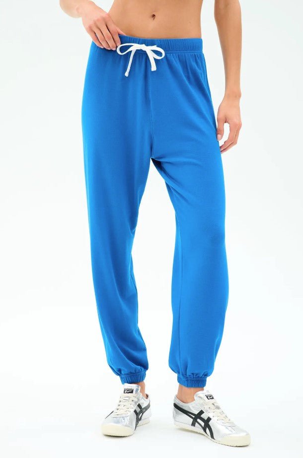 Andie Oversized Fleece Sweatpant - Classic Blue - Jaffi&