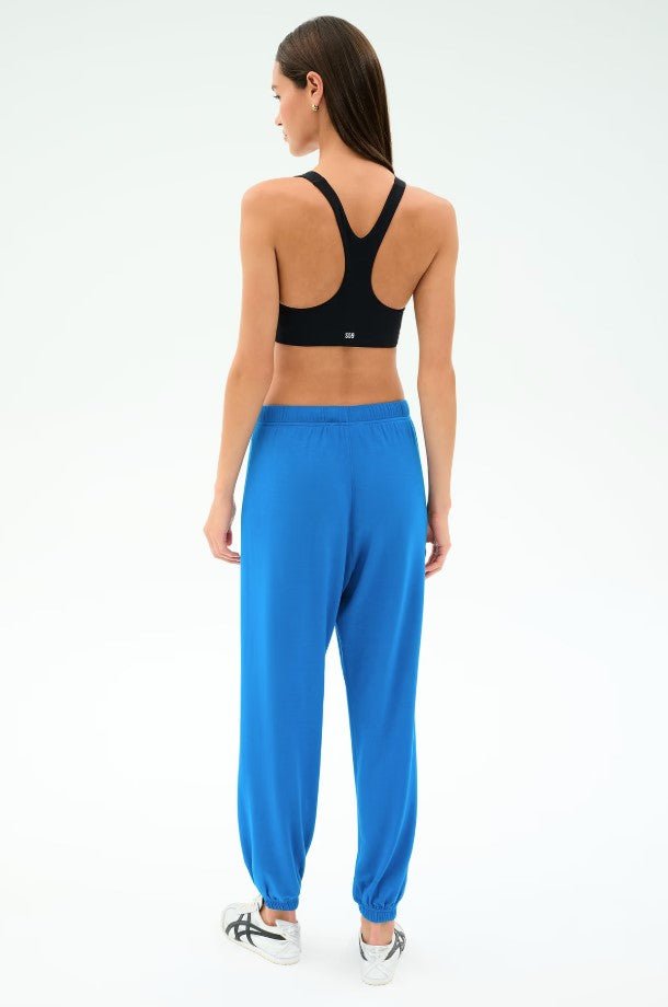 Andie Oversized Fleece Sweatpant - Classic Blue - Jaffi&