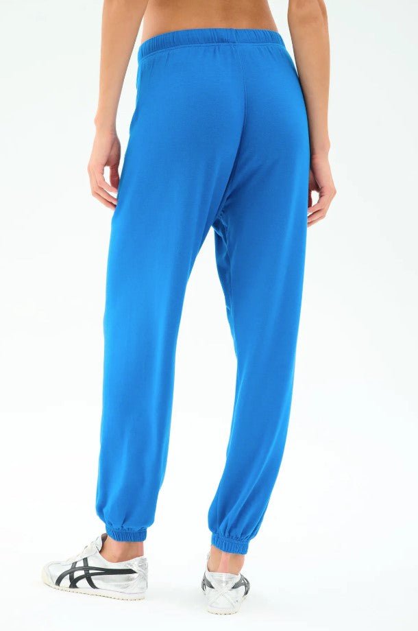 Andie Oversized Fleece Sweatpant - Classic Blue - Jaffi&