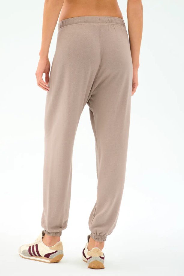 Andie Oversized Fleece Sweatpant - Latte - Jaffi's