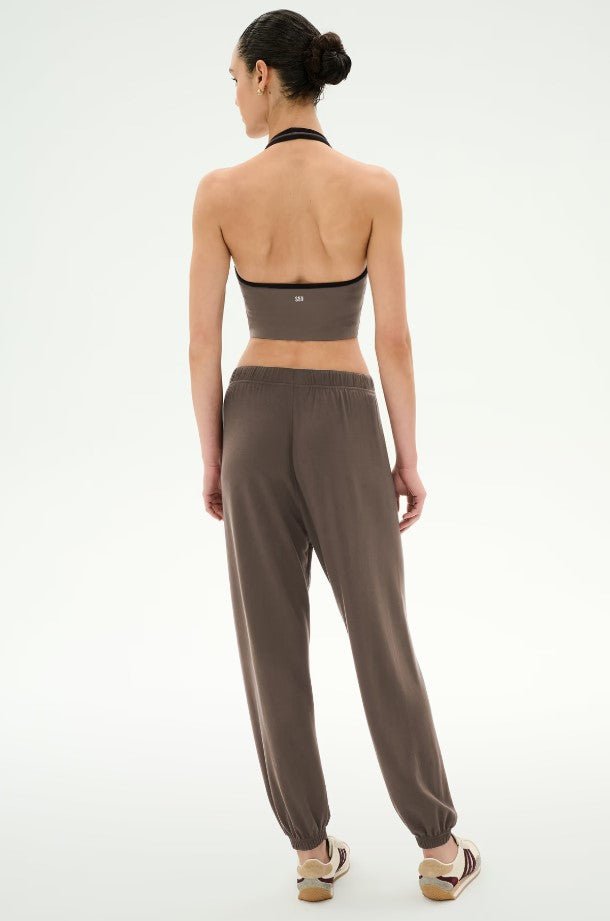 Andie Oversized Fleece Sweatpant - Lentil - Jaffi&
