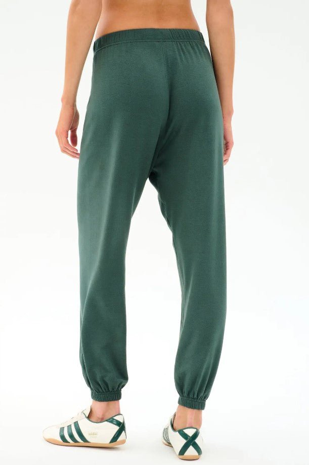 Andie Oversized Fleece Sweatpant - Military - Jaffi's