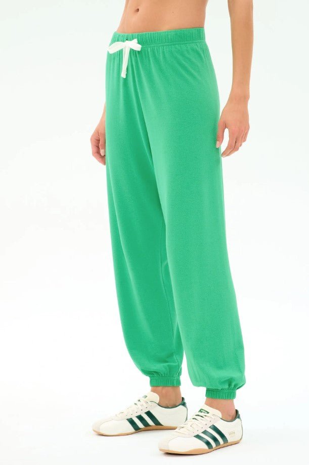 Andie Oversized Fleece Sweatpant - Spearmint - Jaffi's