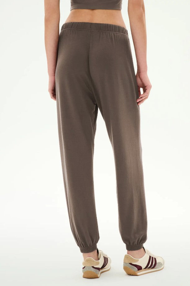 Andie Oversized Fleece Sweatpant - Lentil