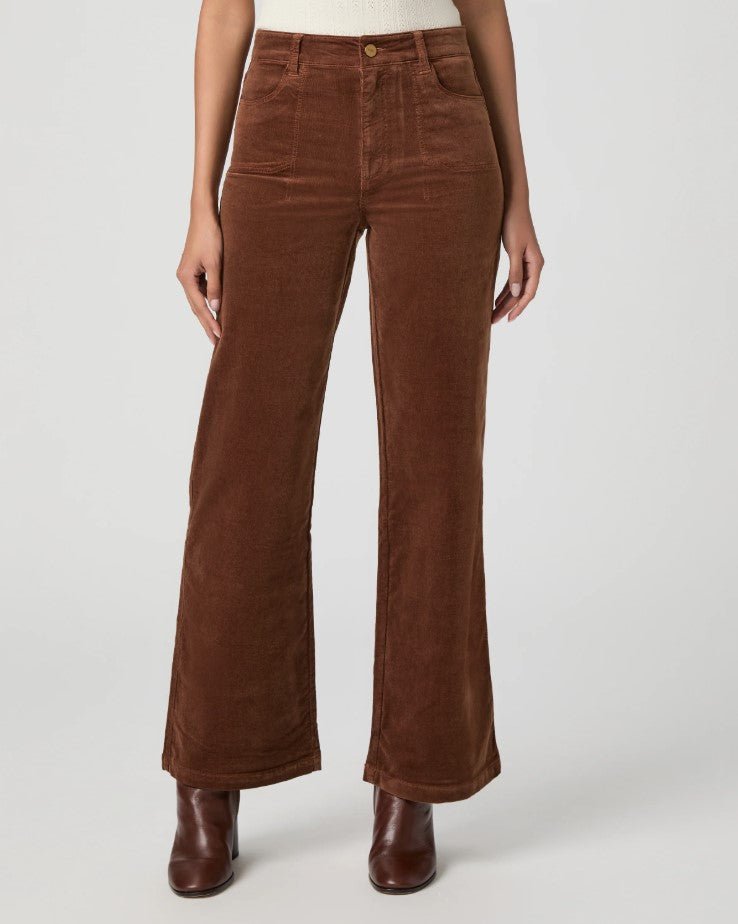 Anessa 31" Cord Wide Leg - Maple Brown - Jaffi's