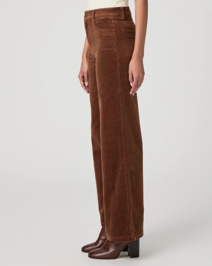 Anessa 31" Cord Wide Leg - Maple Brown - Jaffi's
