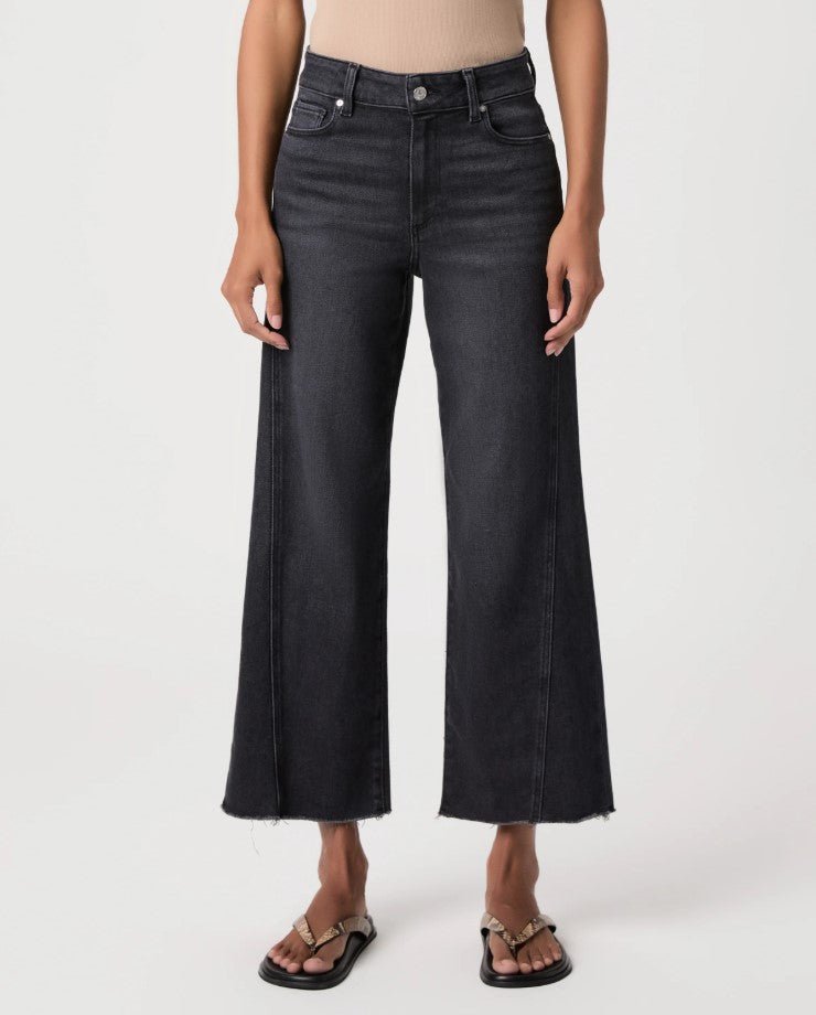 Anessa Wide Leg w/Twist Hem - Ink Black - Jaffi&