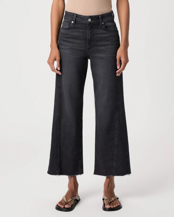 Anessa Wide Leg w/Twist Hem - Ink Black - Jaffi&