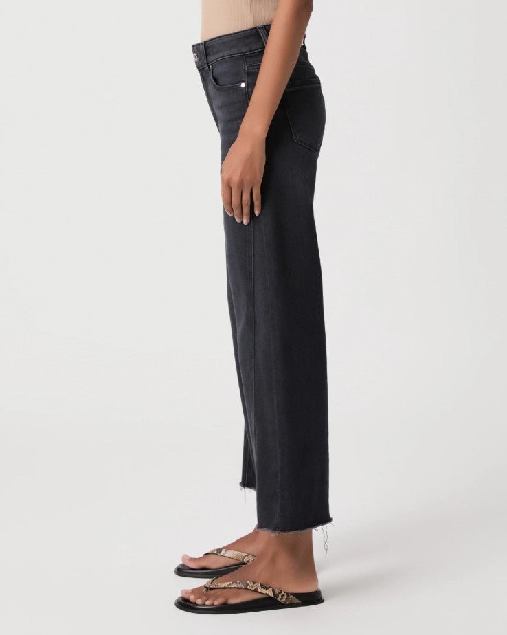 Anessa Wide Leg w/Twist Hem - Ink Black - Jaffi's