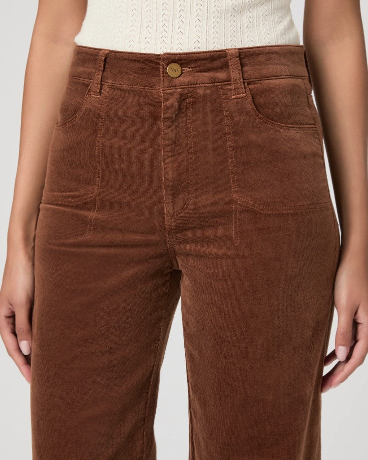 Anessa 31" Cord Wide Leg - Maple Brown