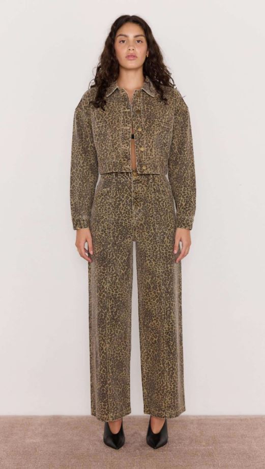 Anouk Crop Jacket - Animal