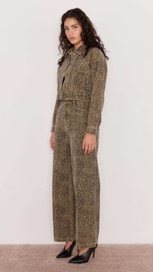 Anouk Crop Jacket - Animal