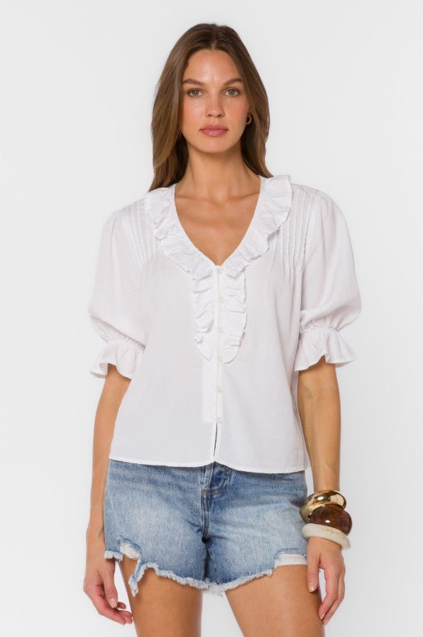 Anthea Blouse - Optic White - Jaffi's
