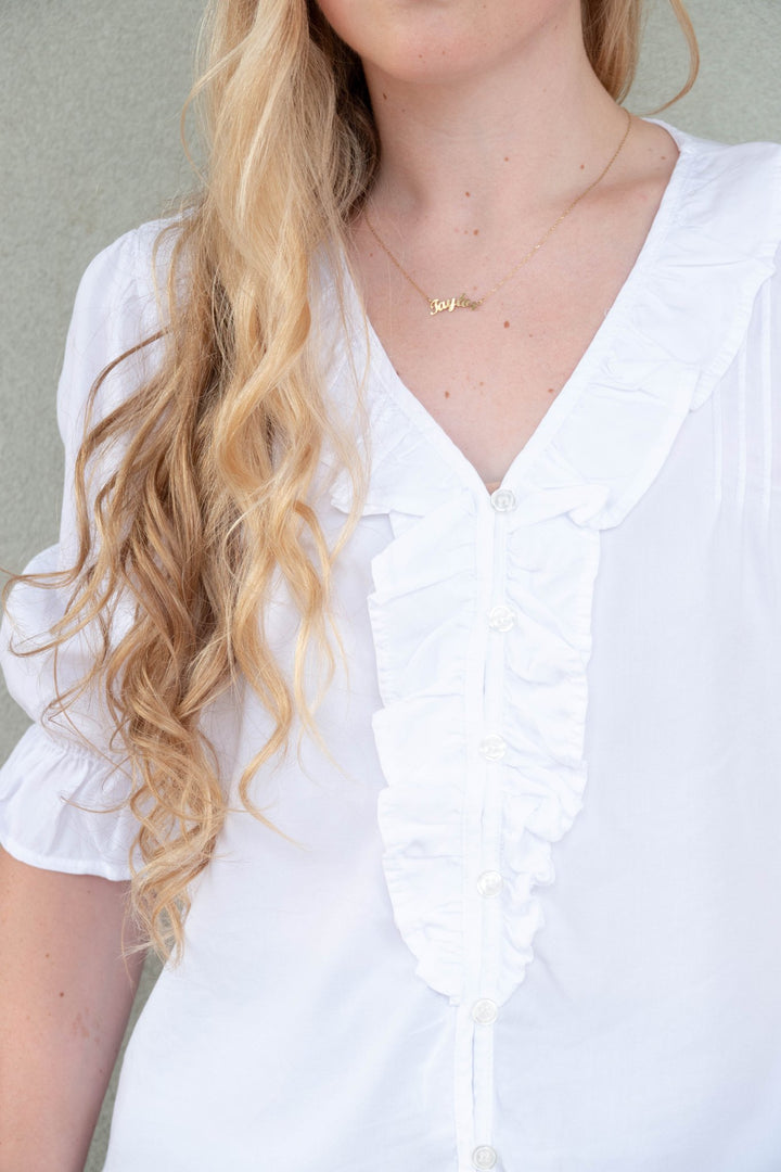 Anthea Blouse - Optic White - Jaffi's
